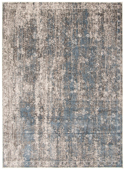Dayna Blue, Grey Rug 3'11" X 5'11" Area Rug