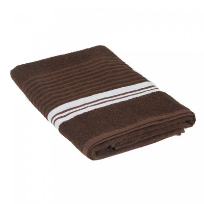 Deluxe Bath Towel 27 x 50 Chocolate - Set of 2 Towels|Serviette de bain chocolat 27 x 50 de luxe - ensemble de 2 serviettes