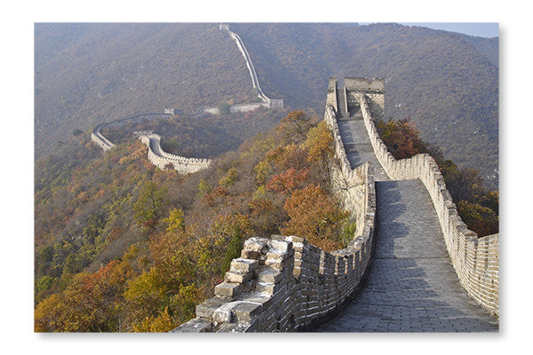 Great China Wall 28x42 Wall Art Fabric Panel Without Frame