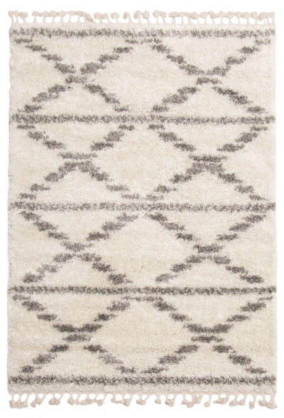 Helma Liv Cream Shag 3'11" X 5'11" Area Rug