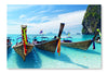  Thailand 16 po x 24 po : Cadre d'art mural et panneau de tissu