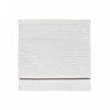 Débarbouillette brodée luxueuse 12 x 12 blanche - ensemble de 6 serviettes