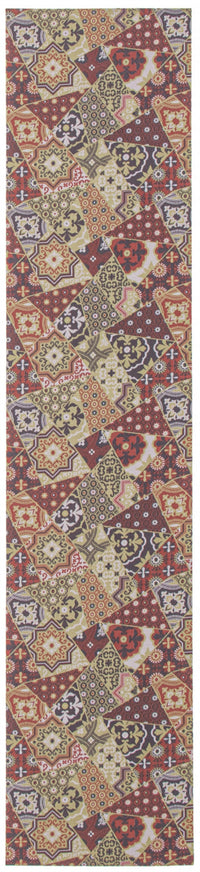 Carpette Bellezza rougevert 2 pi 2 po x 22 pi 0 po