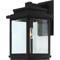 Applique murale II Freemont noire à 1 ampoule pour l'extérieur