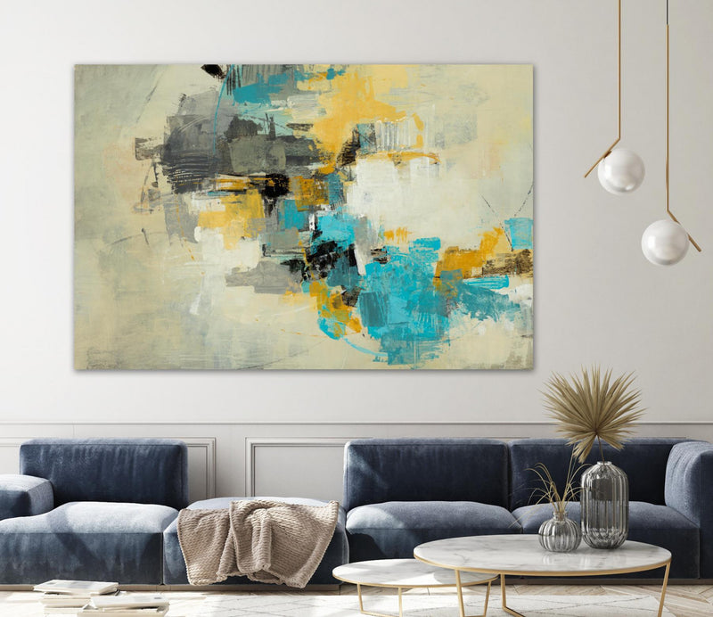 Œuvre d’art murale Giant Art « Adrift In Time » 84 x 54