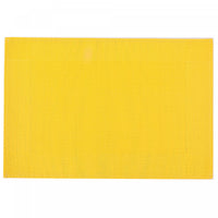 Napperon jaune en vinyle de style classique - ensemble de 12