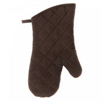 Mitaine de four piquée chocolat de 7,5 po x 13 po - ensemble de 4