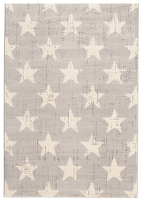 Carpette Ira gris clair 4 pi 7 po x 6 pi 7 po