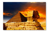  Great Sphinx 16 po x 24 po : Cadre d'art mural et panneau de tissu