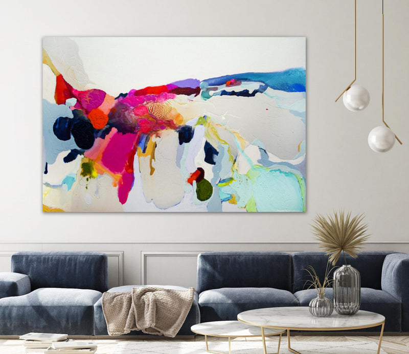 Œuvre d’art murale Giant Art « Reach In Out » 72 x 48