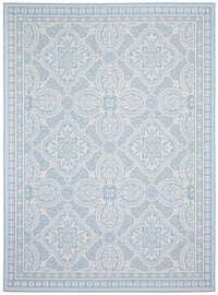 Carpette Neisha Traditional bleu clair 6 pi 7 po x 9 pi 6 po