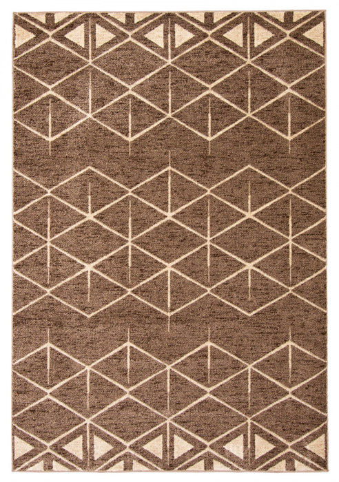 Carpette Davina chocolat - 6 pi 7 po x 9 pi 10 po