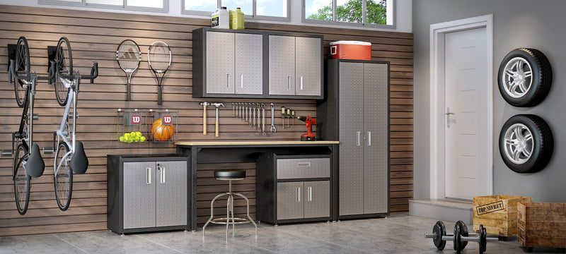 Armoire flottante Fortress pour le garage - ensemble de 2