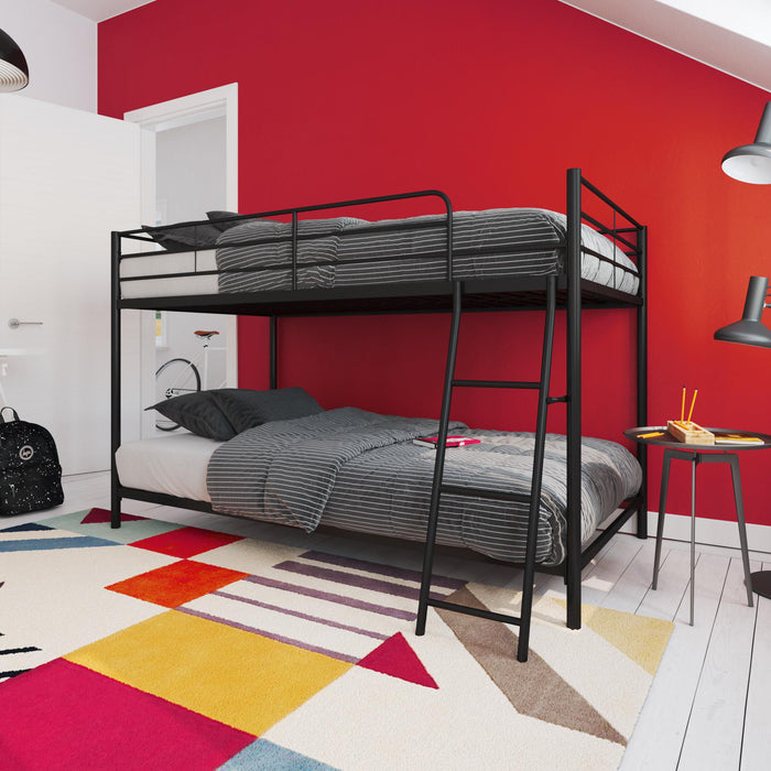 Lits simples superposés Bloor de Atwater Living Dorel Home pour petit espace - noir