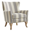Fauteuil d’appoint Dorel Home Arizona - rayé gris