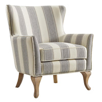 Fauteuil d’appoint Dorel Home Arizona - rayé gris