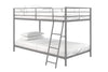 Lits simples superposés Bloor de Atwater Living Dorel Home pour petit espace - argenté