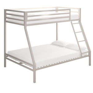 Lits superposés DHP de qualité supérieure avec lit simple au-dessus du lit double - blancs