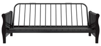 Futon Ronson Atwater Living Dorel Home avec accoudoirs en bois et fini espresso