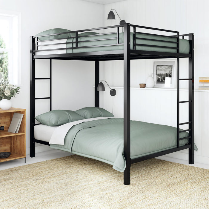 Lits doubles superposés Parker de Atwater Living Dorel Home en métal - noir