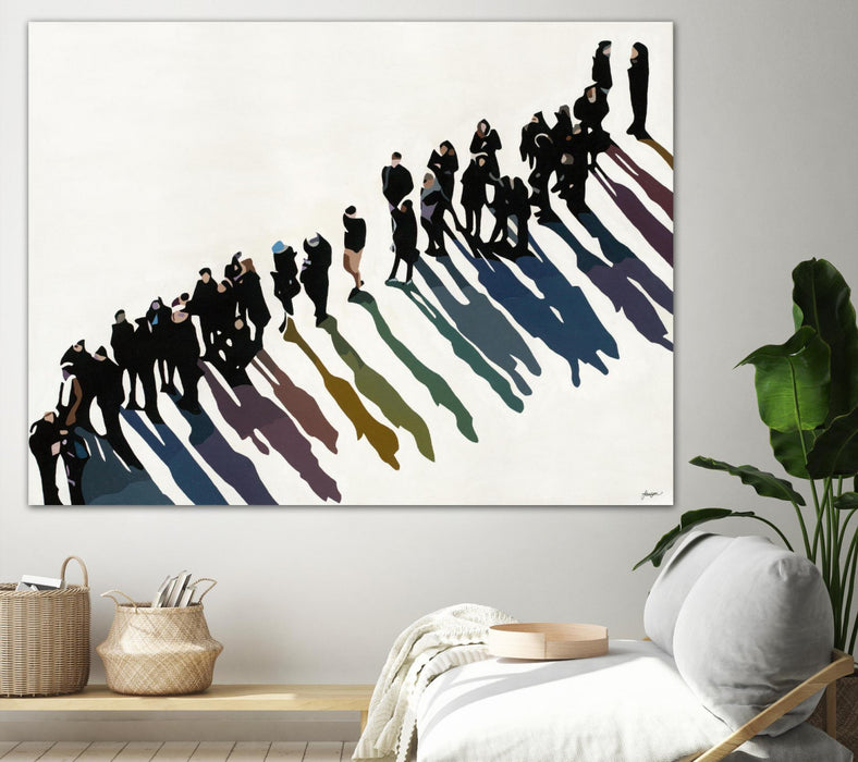 Œuvre d’art murale Giant Art « Life In Prism » 72 x 54