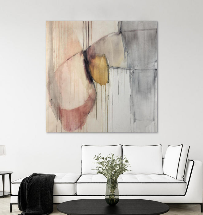 Œuvre d’art murale Giant Art « Trapped Silence » 54 x 54