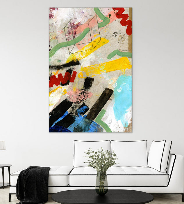 Œuvre d’art murale Giant Art « Palette 2 » 84 x 54
