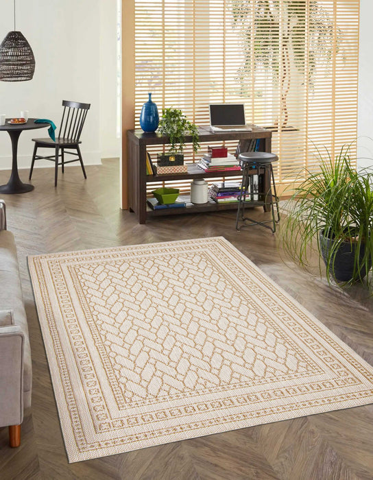 Carpette Thandazile taupe - 4 pi 0 po x 6 pi 0 po