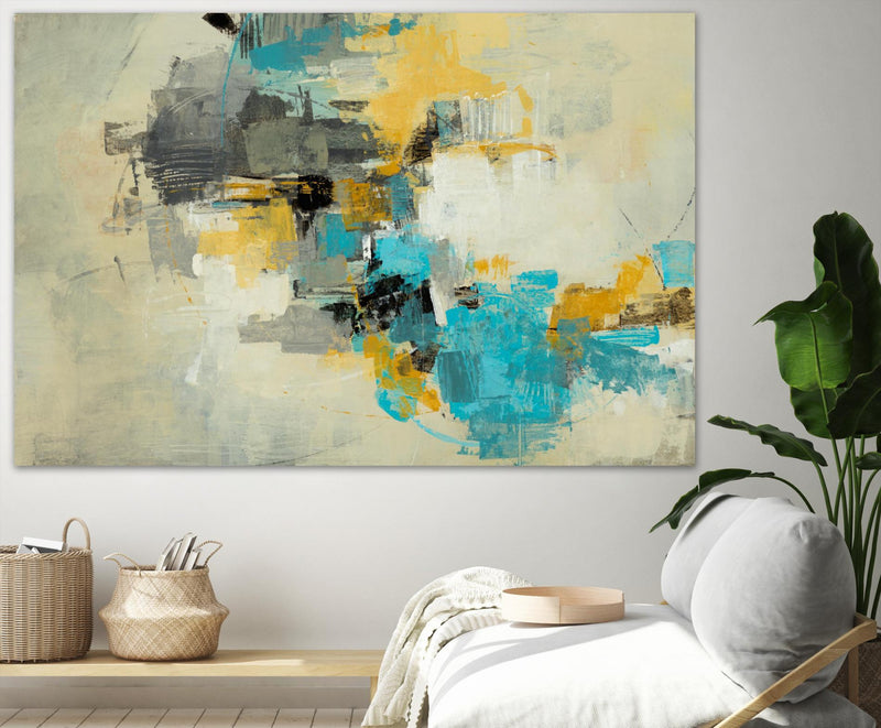 Œuvre d’art murale Giant Art « Adrift In Time » 84 x 54