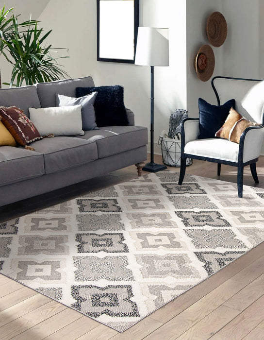 Carpette Alaqua ivoire - 5 pi 0 po x 7 pi 0 po
