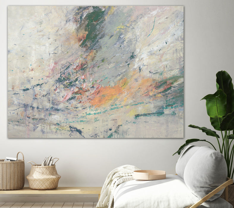 Œuvre d’art murale Giant Art « A Fabulous Finish Iv » 72 x 54