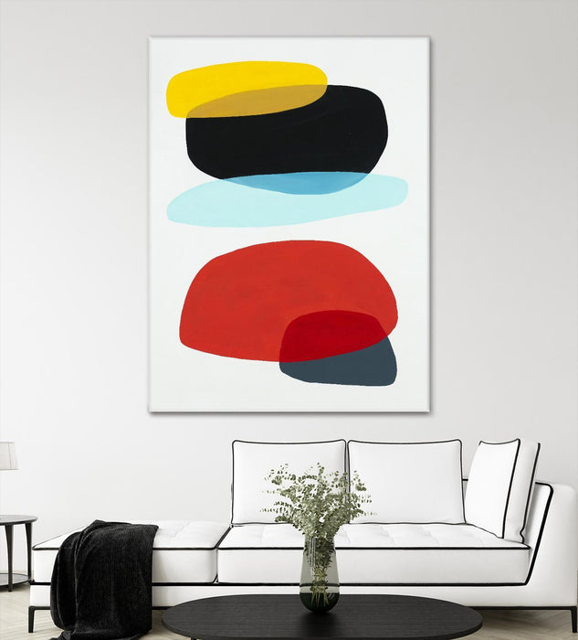 Œuvre d’art murale Giant Art « Joy And Pop Ii » 72 x 54