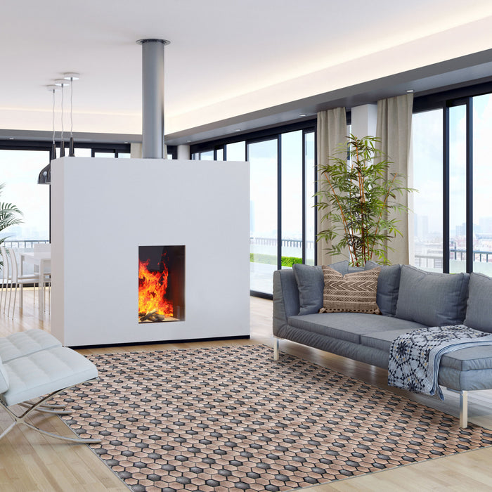 Carpette Ranger taupe/grise 3 pi 11 po x 5 pi 11 po