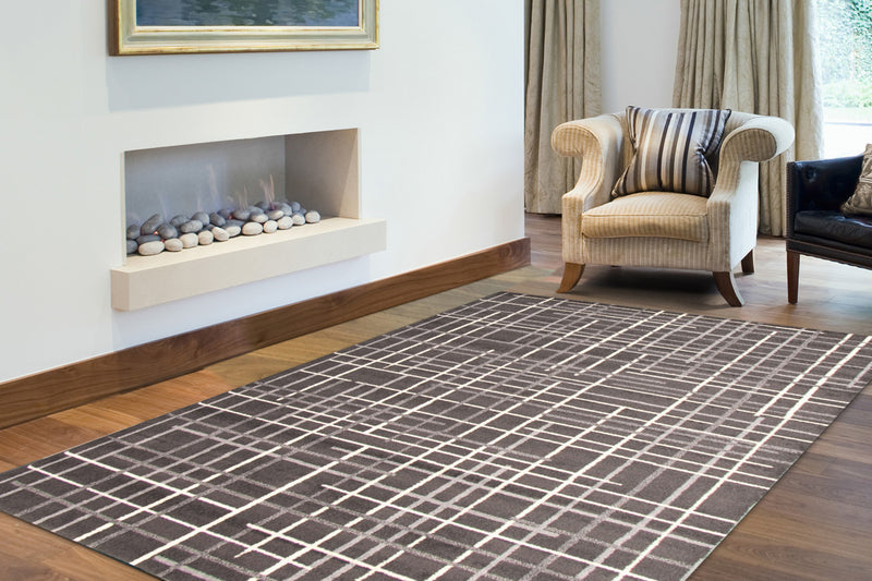 Carpette Taite anthracite - 3 pi 11 pox 5 pi 7 po