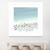 "Sesimbra I" Matted and Framed White 36x36 Wall Art