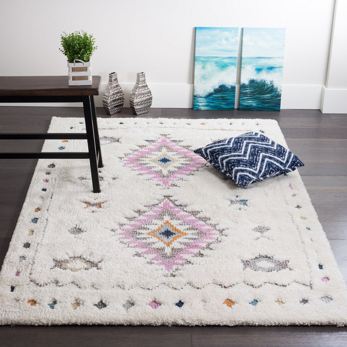 Carpette Lola à motifs de diamants 3 x 5
