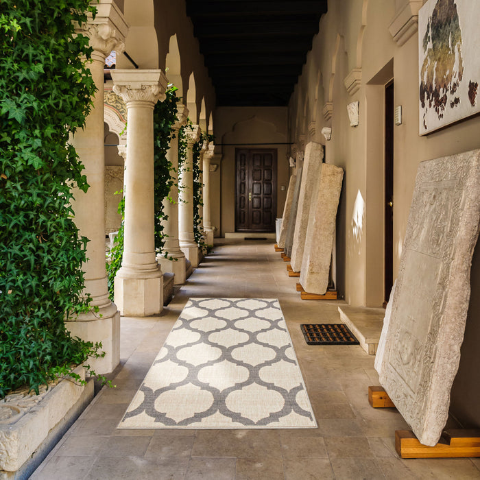 Carpette Sophie gris clair - 2 pi 8 po x 4 pi 11 po