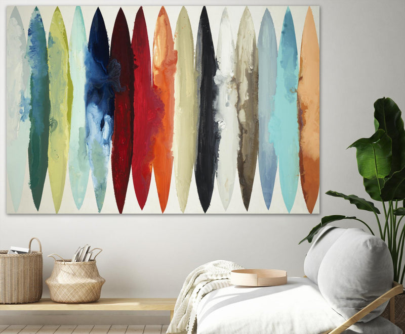 Œuvre d’art murale Giant Art « Even Flow » 84 x 54
