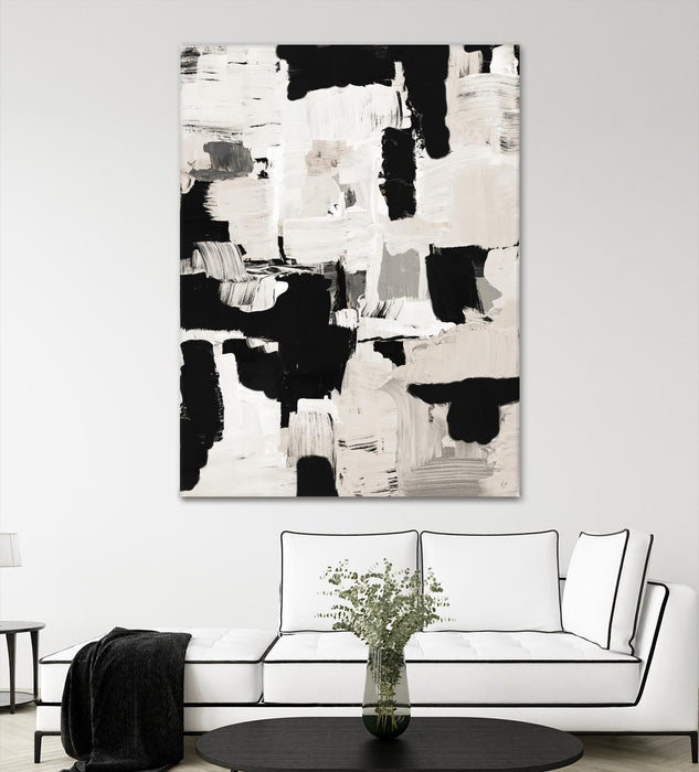 Œuvre d’art murale Giant Art « Night Peace Abstract » 72 x 54