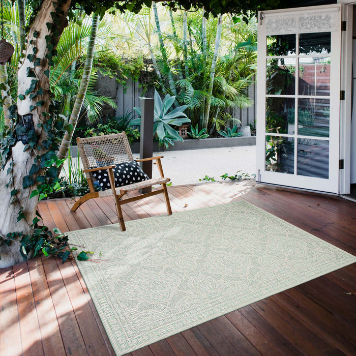Carpette Neisha Traditional menthe 5 pi 3 po x 7 pi 3 po