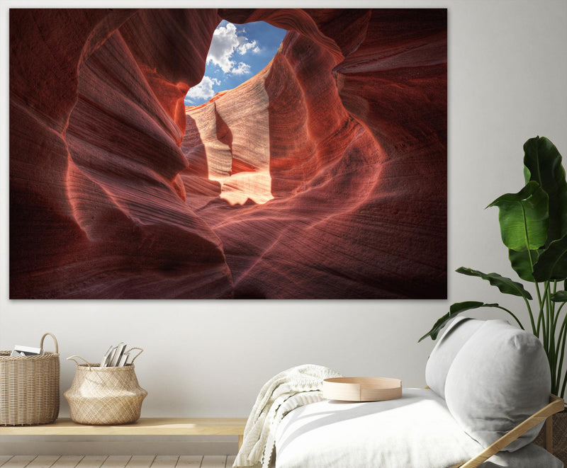 Œuvre d’art murale Giant Art « Antelope Canyon » 84 x 54