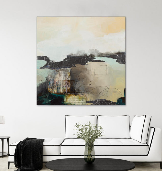 Œuvre d’art murale Giant Art « Around The Corner » 72 x 72