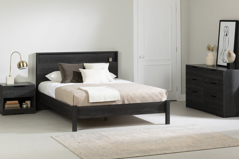 Holland Tête de Lit Double/Grand - Chêne gris