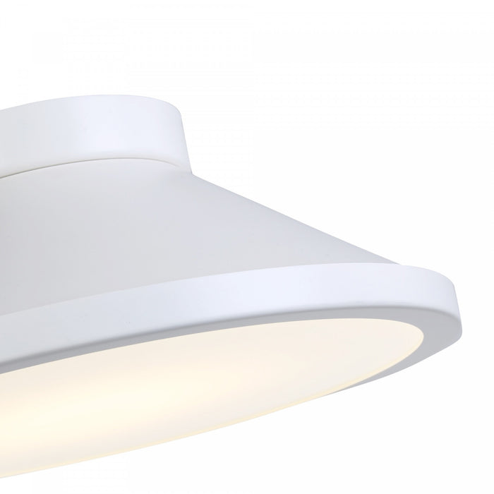 Plafonnier affleuré Lucida blanc à DEL intégrées