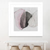 "Tickled With Pink" Matted and Framed White 30x30 Wall Art