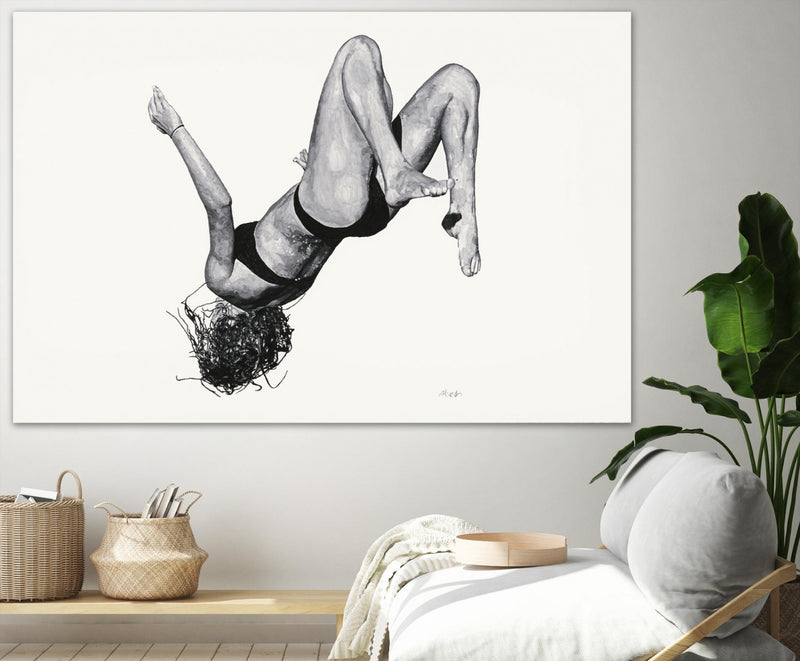 Œuvre d’art murale Giant Art « Tricia » 72 x 48