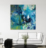 "Abstract Flower" Giant Art 54x54 Wall Art