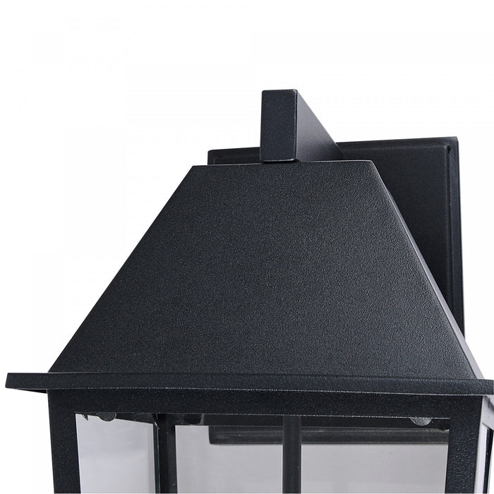 Applique murale Winchester noire à 2 ampoules pour l'extérieur