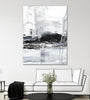 "Winter Lightning Ii" Giant Art 72x54 Wall Art