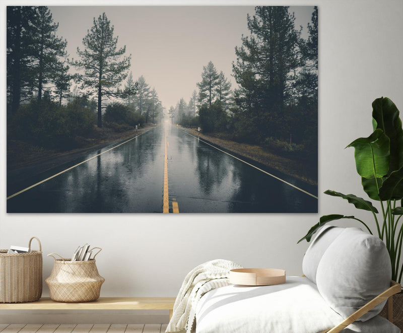 Œuvre d’art murale Giant Art « Rainy Day » 84 x 54